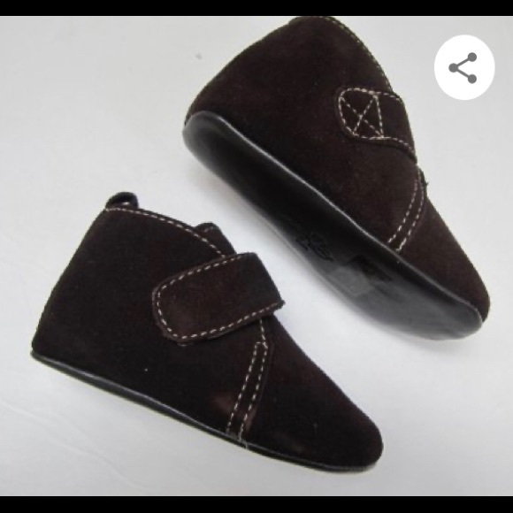 Cole Haan toddler boys brown suede shoes size 4 - Picture 4 of 8